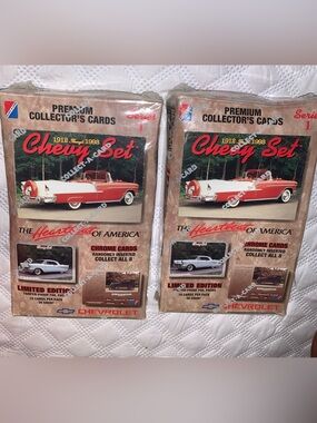 (2) Boxes of 1992 Collect-A-Card Chevy Set Series 1 trading cards